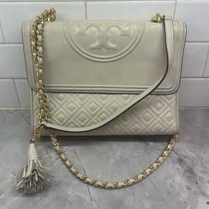 White Tory Burch crossbody